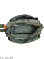 Green Men & Women Sling Bag