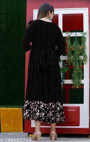 embroidered anarkali kurta for women