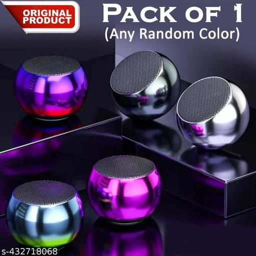 Bluetooth Speaker Mini, Best Bluetooth Speaker Mini Home Theatre Speaker Portable Wireless Bluetooth Speaker with Super Bass Sound, Compatible with All Devices, (Random from 5 Colours)