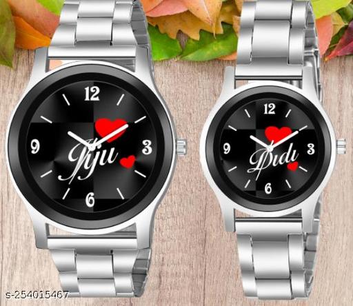 Skylark Jiju & Didi Stainless Steel  Couple Watches for Men & Women Analog Watch - For Couple