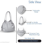 Women Stylish Trendy Collage Casual Formal Office Handbags Shopping Bags Shoulder Bags Ladies Purse