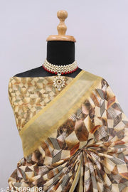 COTTON LILAN SILK SAREE