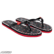 Phonolite Daily use Casual wear Hawaii chappal slipper Flexible Home use Light in weight Printed Comfortable for  all day flip flop for women and girls pack of 3
