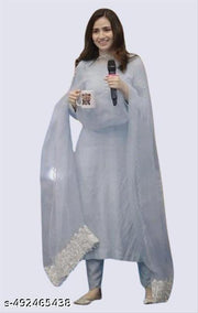 Kurta With Dupatta And Bottomwear