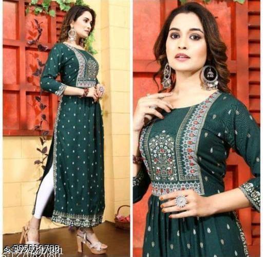Stylish women nayra cut kurti