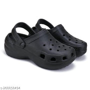 Bersache Comfortable indoor outdoor fashionable Stylish Lightweight Clogs (Black)
