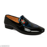 DESTA Men's Black Comfortable & Stylish Synthetic Slip on Formal Shoe