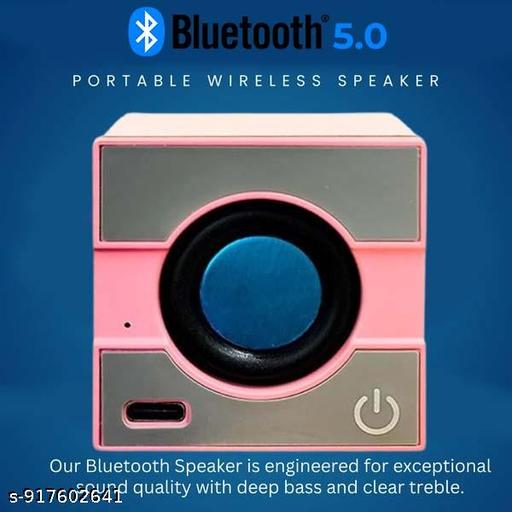 Mini Wireless Bluetooth Speaker | Wireless Button Controlled, Long Lasting Battery & Quick Charge Pack of 1 (Multicolor) bluetooth speakr, best bluetooth speaker
