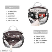 Muchova Trending Back Pack For Girls School Bag Medium Size Daily Use Backpack Anti Theft Backpack For Ladies(Backpack for women casual school college backpack latest design bag for girls)
