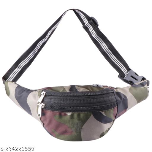 Rockzone-Enterprise-Waist-Bag-For-Men & Women-Leather-Zipper Closure-Adjustable Straps-Stylish waist bag