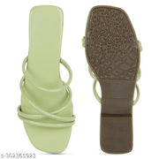 Striped Flat Sandals for Casual and Daily Wear