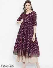 Stylish Rayon Printed Kurti
