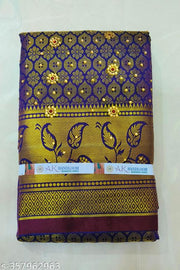 Brocade stone silk sarees