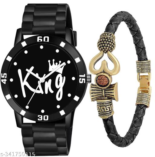 HC HARMI CREATIVE Staylish Modern Men Watches with Bracelate