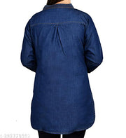 Short Denim Kurti For Women