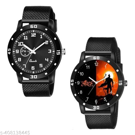 Pack Of 2 Unique Combo Analog Watch