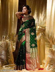 Unique Soft Silk Saree With Wonderful Blouse Piece