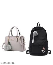 Handbag & backpack combo