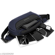 Crossbody Sling Bag for Men | Compact Waist & Chest Bag | Water-Resistant Travel Fanny Pack with Adjustable Strap for Daily Use, Hiking & Outdoor Activities.