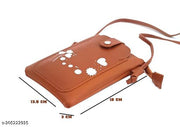 MAHABAL Sling Bags for Women Latest |Crossbody Bag | Phone Bag Stylish PU Leather.Mobile Cell Phone Holder Pocket Purse Wallet Mini Shoulder Bags Ideal Gift for Women. (pair of 2 sling bag)