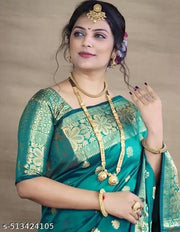 Vaani Fashion's Self Design Ethnic Wear Trendy Saree