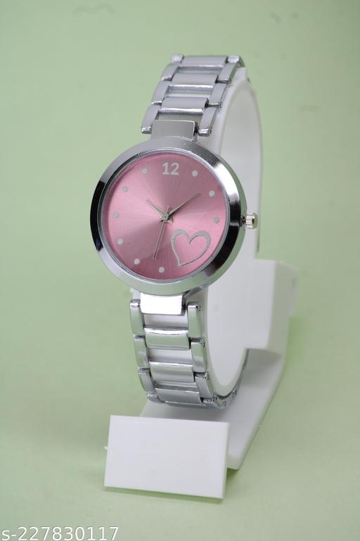 New Fancy Solid Dial Attractive Metal Chain Attractive Bracelet Analog Watch for  Women