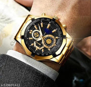 UNQ SUPER GOLD BLACK WATCH