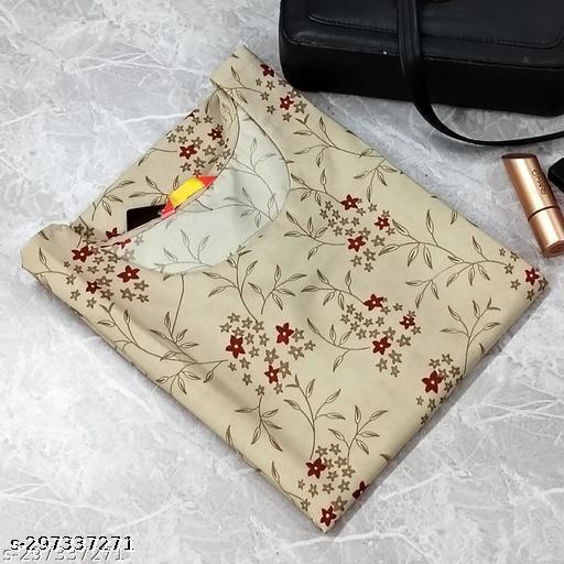 Polyster/Crepe fabric-Premium Kurti For Women