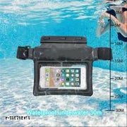 Waterproof Pouch Dry Bag with Strap: Keep Your Valuables Safe and Dry (Dark Black)