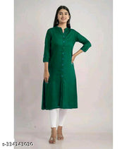 MANDARIAN COLLAR KURTI WITH POCKET