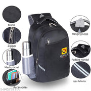 Qurox Men and Women Casual  Waterproof Laptop Bag for School College & Office (Black)