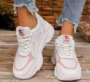 New fashion High Top Woman sneakers boot love Pink