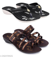 Astel Multicolor Combo of Women's Slippers and Flipflop - Pack of 2