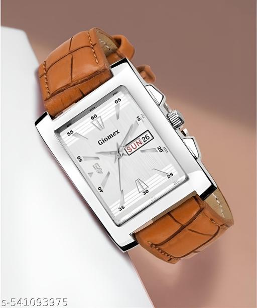 Giomex 56SL01 Square DD White-Beige Strap