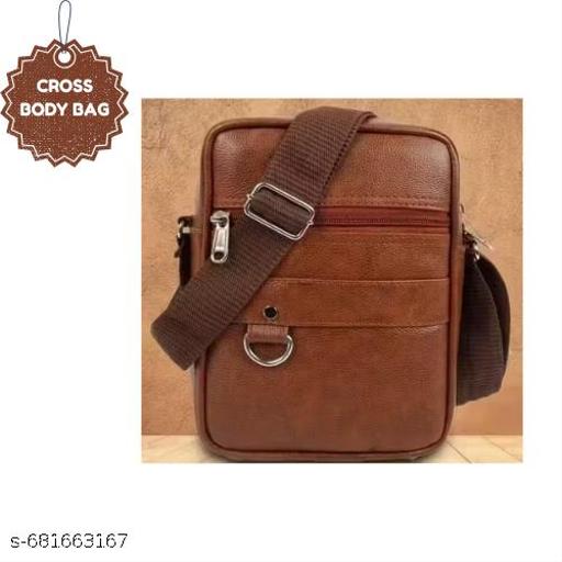 Stylish Professional Casual Synthetic Leather Unisex Bag/Shoulder Bag for Men/Travel Bag/Cross Body Bag/Office Business Bag/Messenger Bag/Stylish Sling Bag for Men & Women