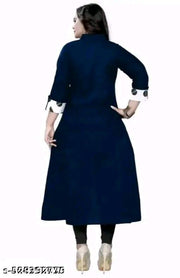 selfie kurti Navy Blue Midnight Kurt