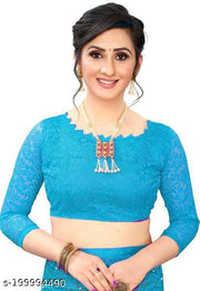 Brasso Net Cream Beads & Stone saree with blouse