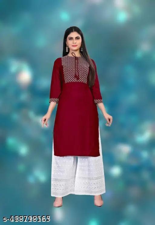 rayon kurtis for women