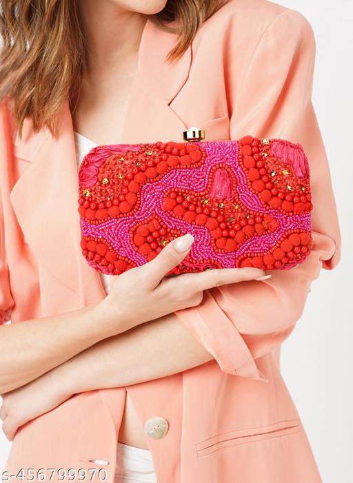 Beaded Bridal women clutch purse