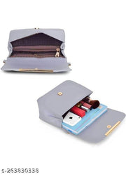 Elegant Quilted PU Leather Sling Bag for Girls/Womens | Stylish Chain Strap Crossbody Bags For Girls