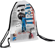 Havencraft Printed Drawstring Backpack Dori Bag Small Bag Gym Bag for Everyday Use 12L Backpack