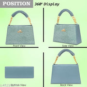 Fiago Women PU Leather Sling  Bag Styles Trending Designing for Women Classic Bag( GREEN)