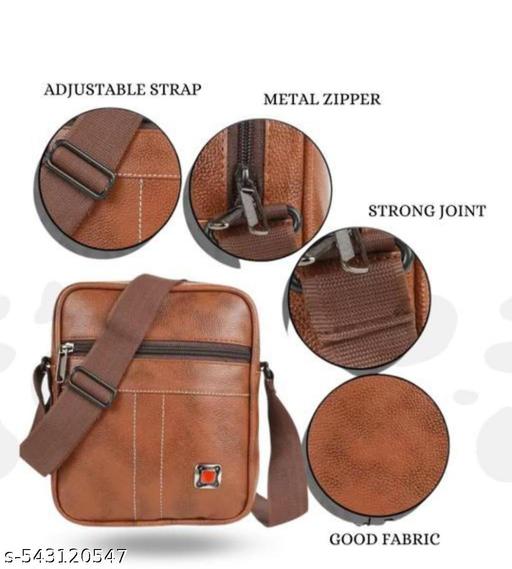 New attractive leather sling bag for men and womeni