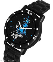 HC HARMI CREATIVE Mahadev watch with om bracelet mahadev dial watch for boys & men (combo )
