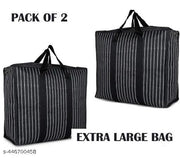 Grocery Shopping Bags for Carry Milk Fruits Vegetable with Reinforced Handles Jhola Bag Kitchen Essential pack 2)