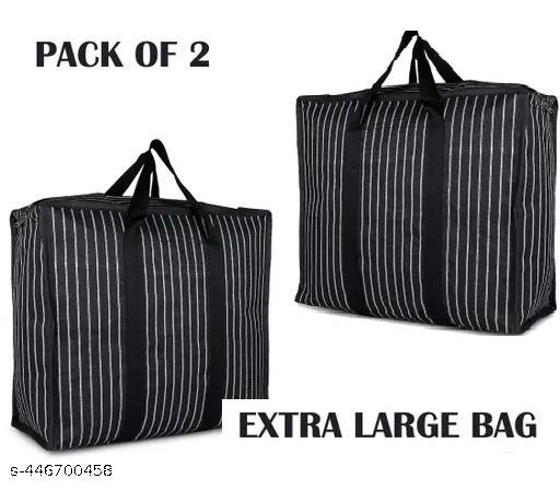 Grocery Shopping Bags for Carry Milk Fruits Vegetable with Reinforced Handles Jhola Bag Kitchen Essential pack 2)