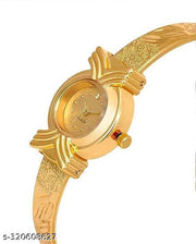 Gold Dial Look is Good for Watch Watch - for Girls