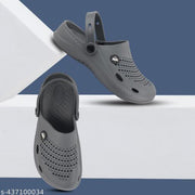 XDOX Kids Sole Classic Casual Clogs with Adjustable Back Strap | Comfortable & Light Weight, Anti Skid and Waterproof Casual and Stylish Clogs for Kids
