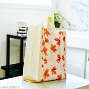 CARRY CLOUD Reusable Grocery Shopping Bag With Handle | Goodies Bag Promotional Bag |Gift Bag | Polyester Bags 15 * 20 * 5 Inch | Pack of 6