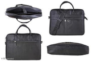 swastik voguish stylish lether black messanger  bag